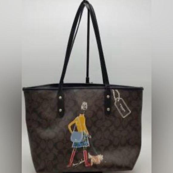 Coach Signature_Limited Edition_Bonnie Cashin_City Zip Top Tote Bag_57542 - Picture 4 of 8